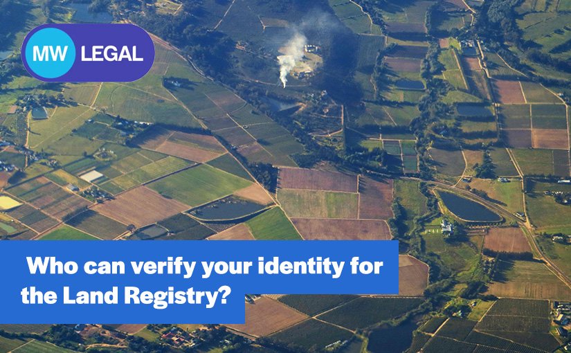 Who can verify your identity for the Land Registry?